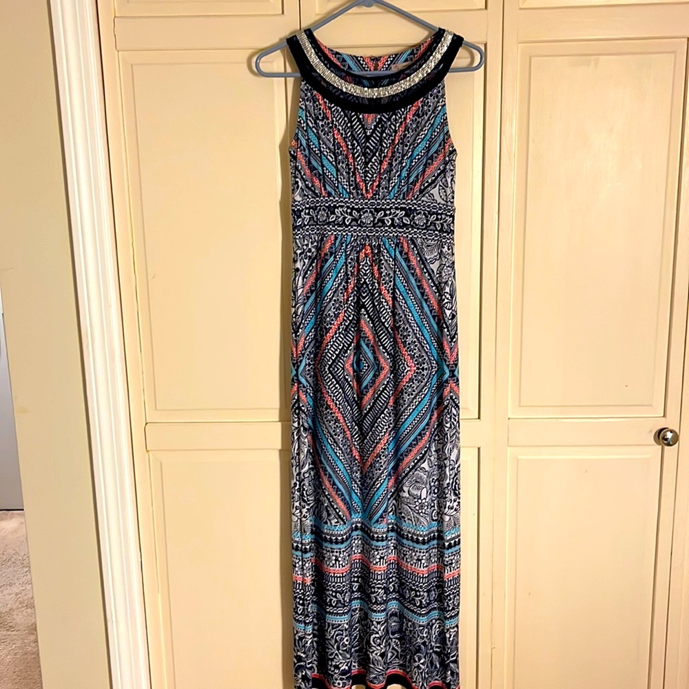 Beautiful flower maxi dress